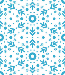 Beautiful Christmas Pattern. Endless Shape.