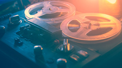 Fototapeta premium Vintage tape recorder
