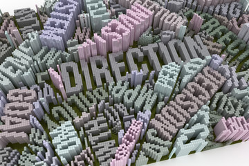 Colorful 3D rendering. Decorative, illustrations shape composition, geometric structure block, for design texture background.