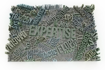 Geometric structure block. For graphic design or background, shape composition. Colorful 3D rendering. Expertise.