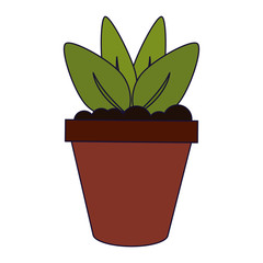 Plant pot symbol