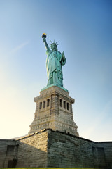 Statue of Liberty. Close up.