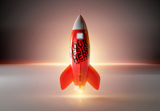 Red Rocket Mockup