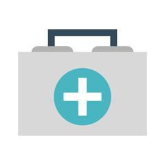 Medical first aids suitcase