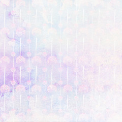 Watercolor texture with candy pattern