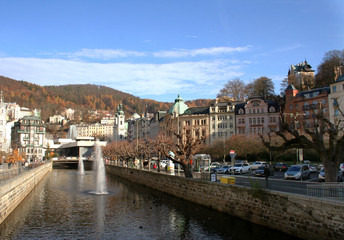 Fototapeta premium Panorama of Karlovy Vary