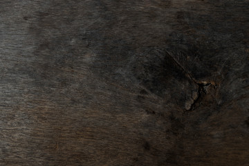 Oak wooden board with dark brown. Almond Tree Wood Grained Texture. Dark Wooden Background.