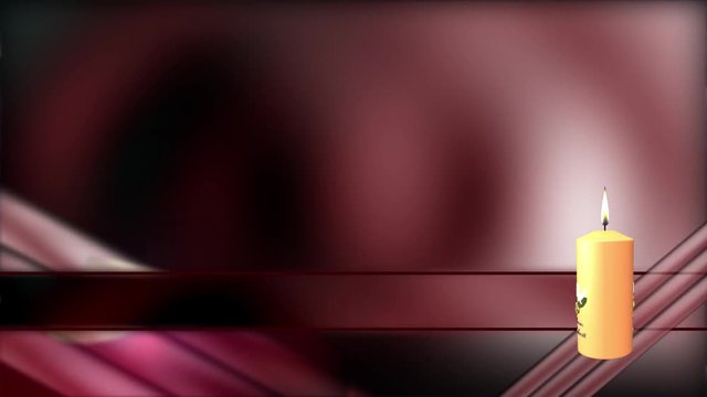 Bauchbinde mit rotem Hintergrund Animation loopbar 6 sec.