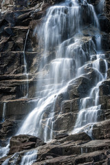 The Skok waterfall in Mlynicka valley of High Tatras National Park, Slovakia, Europe. © Viliam