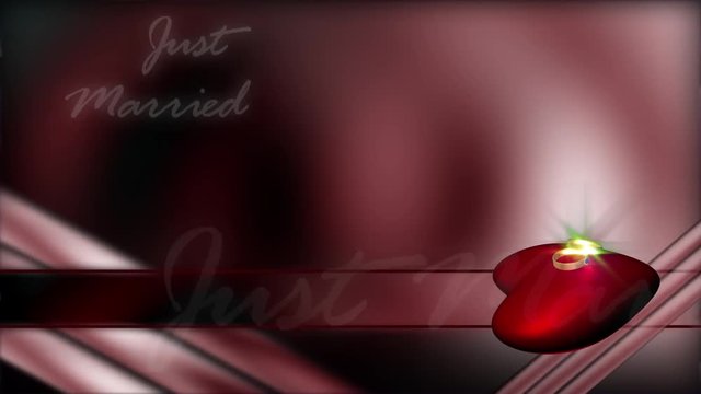 Bauchbinde animiertes Ringkissen Animation loopbar 6 sec.