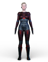 Fototapeta premium スーパーウーマン