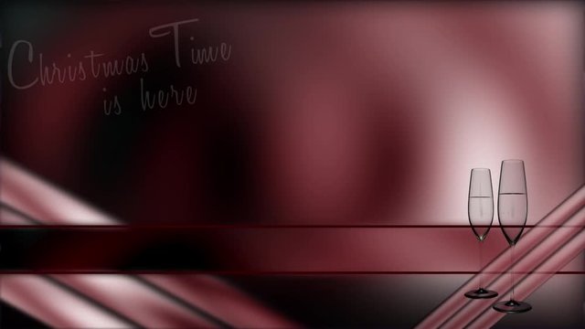 Bauchbinde mit rotem Hintergrund Animation loopbar 6 sec.