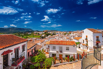 Obraz premium View on the old town of Ronda, Spain