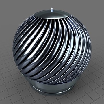 Rotating chimney cap