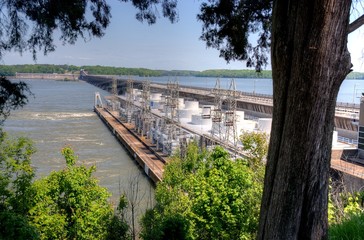 Fototapeta na wymiar Hydro-electric Dam