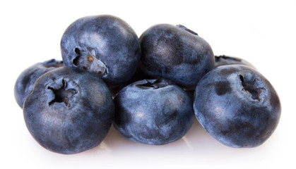 Fototapeta premium Fresh blueberry on white background