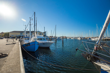 Fototapeta premium Am Hafen von Saeby