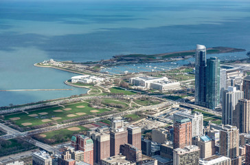 Fototapeta na wymiar Chicago bay