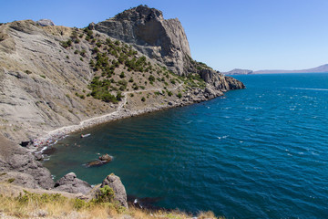 Beautiful scenery, Southern coast of Crimea, New World