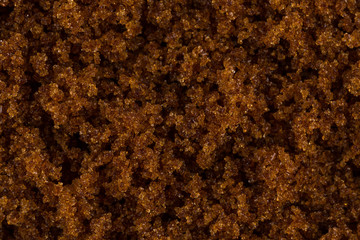Brown sugar close up
