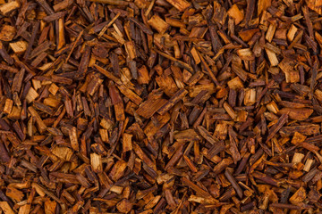 Heap of dry rooibos tea