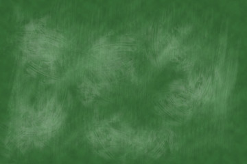 Leere grüne Schultafel mit viel Copyspace