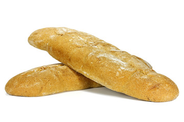 Frisian Keallepoat (calf's paw), a syrup cake that used to only be baked in the winter, isolated on white background