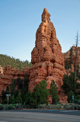 Parking place at Bryce Canyon, USA