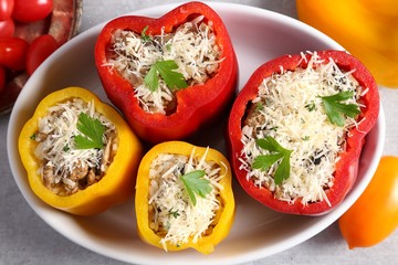 Stuffed peppers.