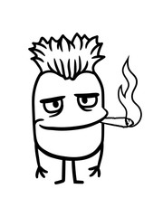 mann figur weed kopf kiffer mund kiffen hanf stoned drogen rauchen joint cannabis bekifft zigarette gesicht comic cartoon lustig clipart kopf grinsen lächeln lachen glücklich design