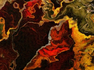 Hand drawing in oil abstraction. Grunge texture background. Vintage design pattern. Creative wallpaper. Watercolor mixed art. Dry massive splashes of paint on canvas. Detailed close up brush strokes.