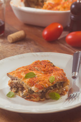 Spinach Lasagna with mushroom