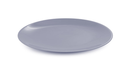plate on white background