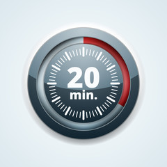 20 Minutes Time button illustration