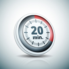 20 Minutes Time button illustration