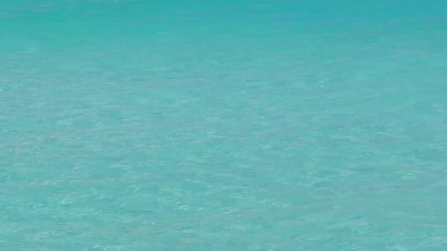 Seaview of Caribbean Sea in Cancun Mexico. Seascape Scenic of Tropical Country