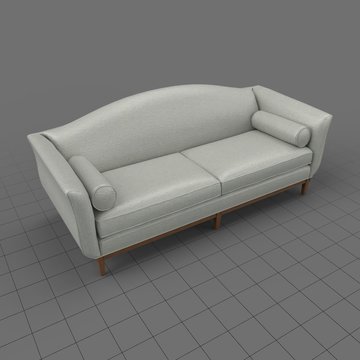 Traditional 2 seater sofa