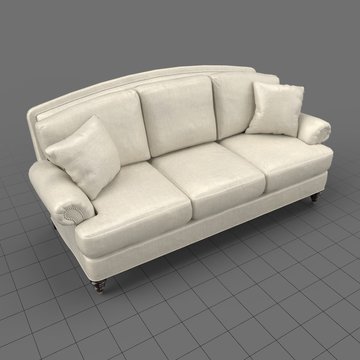 Traditional 3 seater sofa