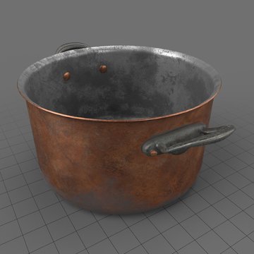 Rustic stock pot