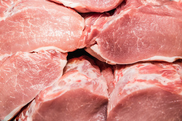 raw meat on the whole frame