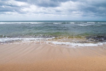 beach and sea in hawaii