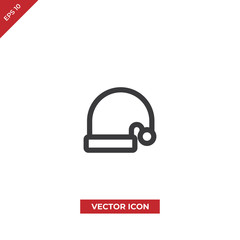 Santa hat vector icon