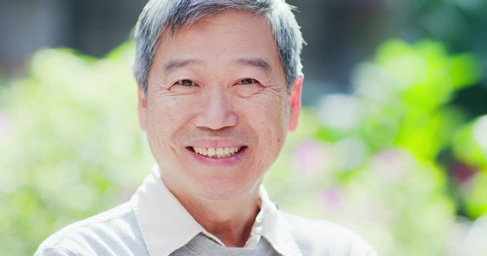 old man smile to you