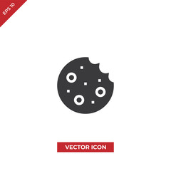 Cookie vector icon