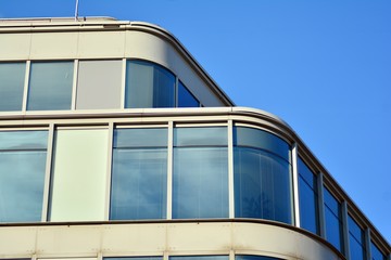 Exterior of a modern office building