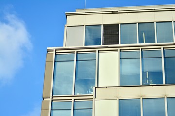 Exterior of a modern office building