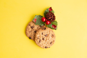 chocolate cookies for santa