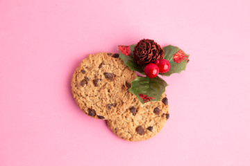 chocolate cookies for santa