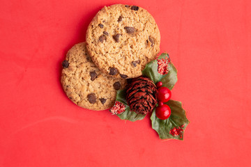 chocolate cookies for santa