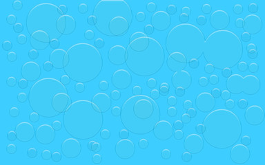 abstract blue background with bubbles